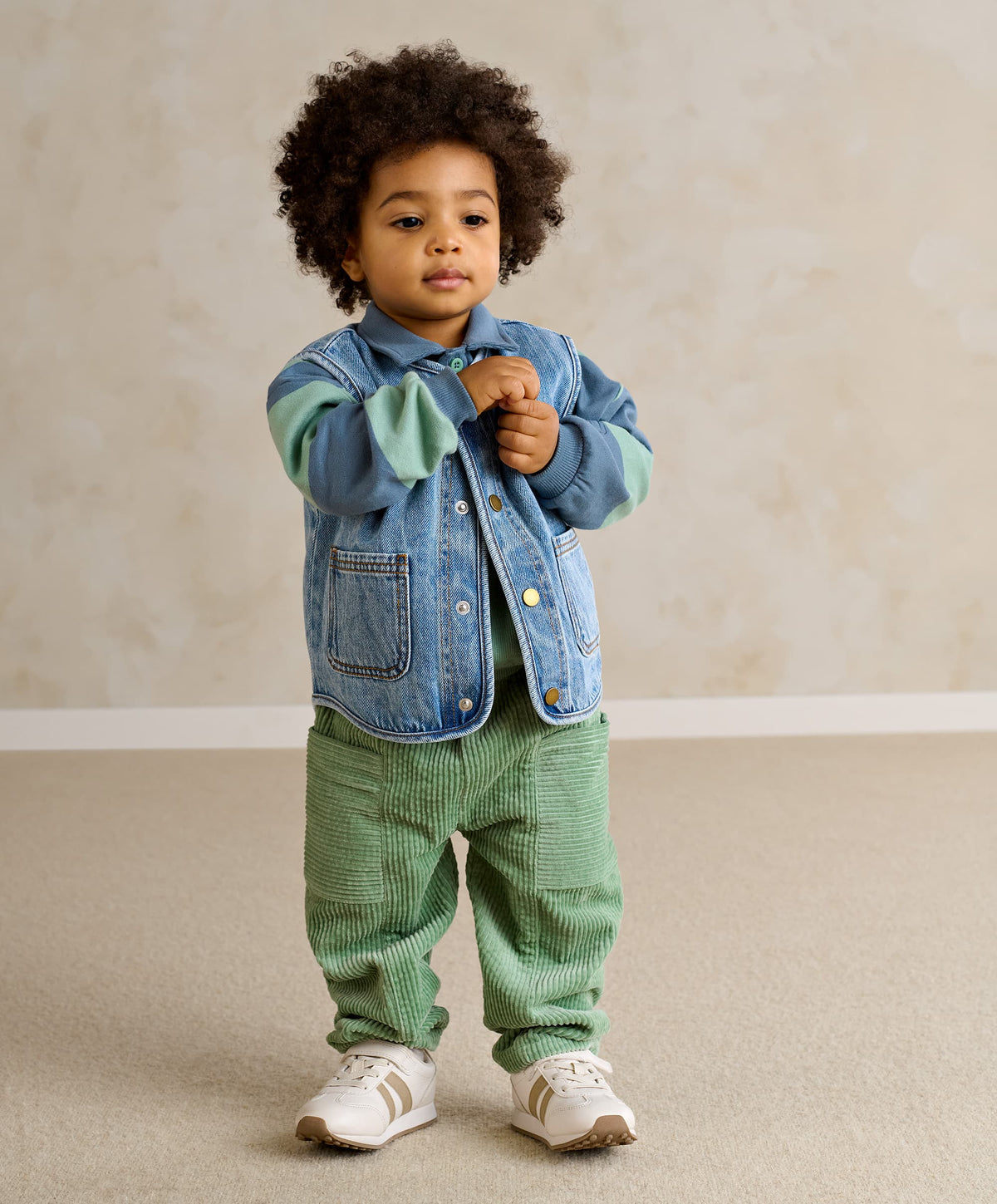Mamas & Papas Trousers & Leggings Green Cord Trousers