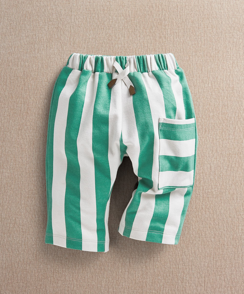 Mamas &amp; Papas Trousers &amp; Leggings Green Stripe Trouser