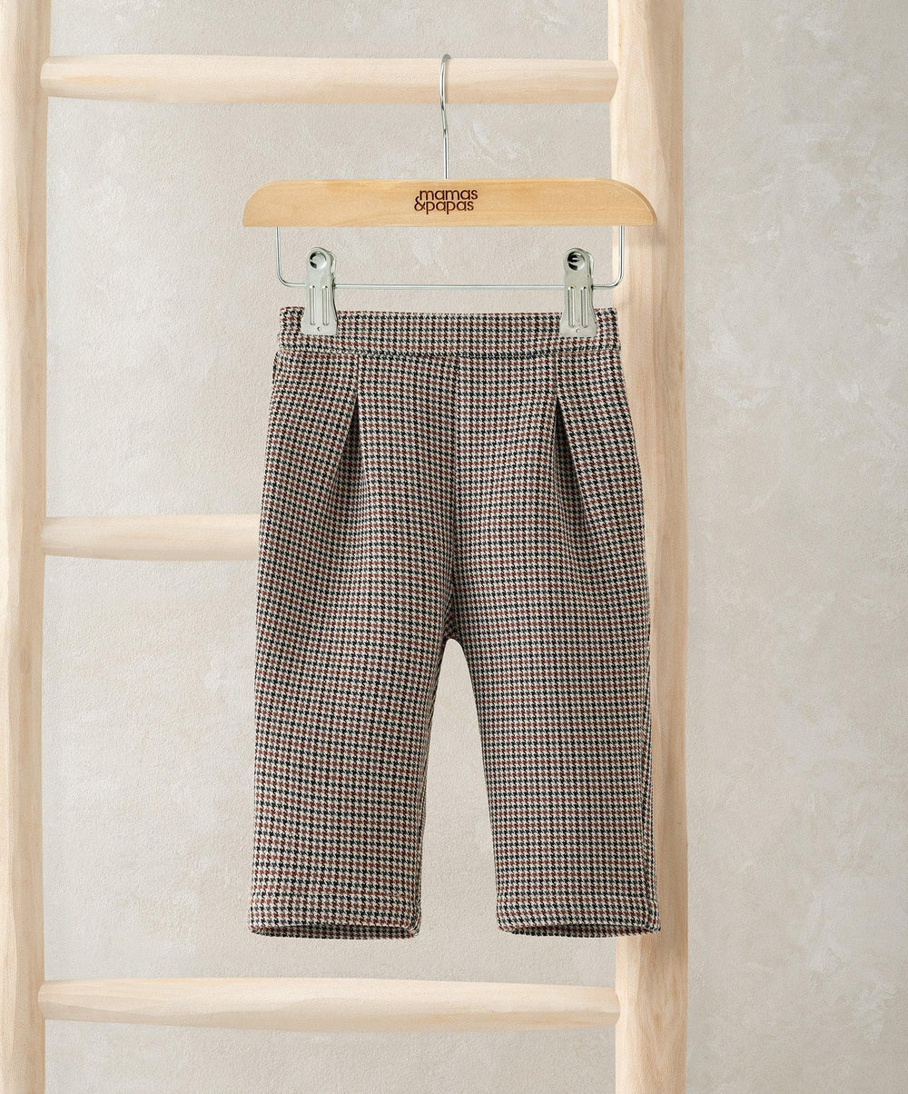 Mamas &amp; Papas Trousers &amp; Leggings Grey Smart Check Trousers