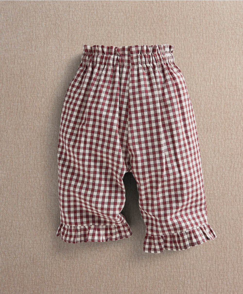 Mamas &amp; Papas Trousers &amp; Leggings Red Gingham Trousers