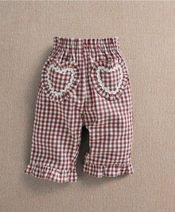 Mamas & Papas Trousers & Leggings Red Gingham Trousers
