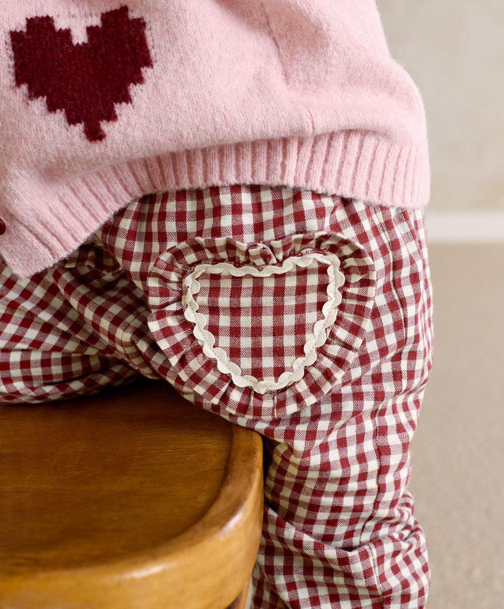Mamas &amp; Papas Trousers &amp; Leggings Red Gingham Trousers