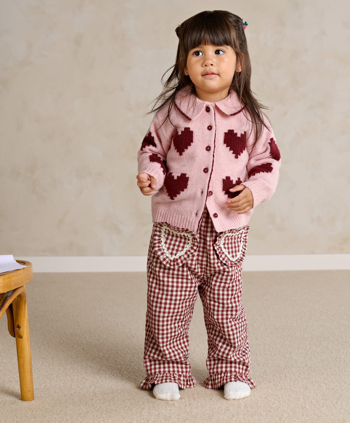 Mamas & Papas Trousers & Leggings Red Gingham Trousers