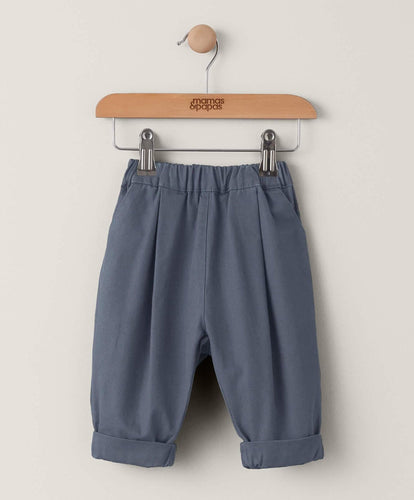 Mamas & Papas Trousers & Leggings Relaxed Woven Trousers - Navy