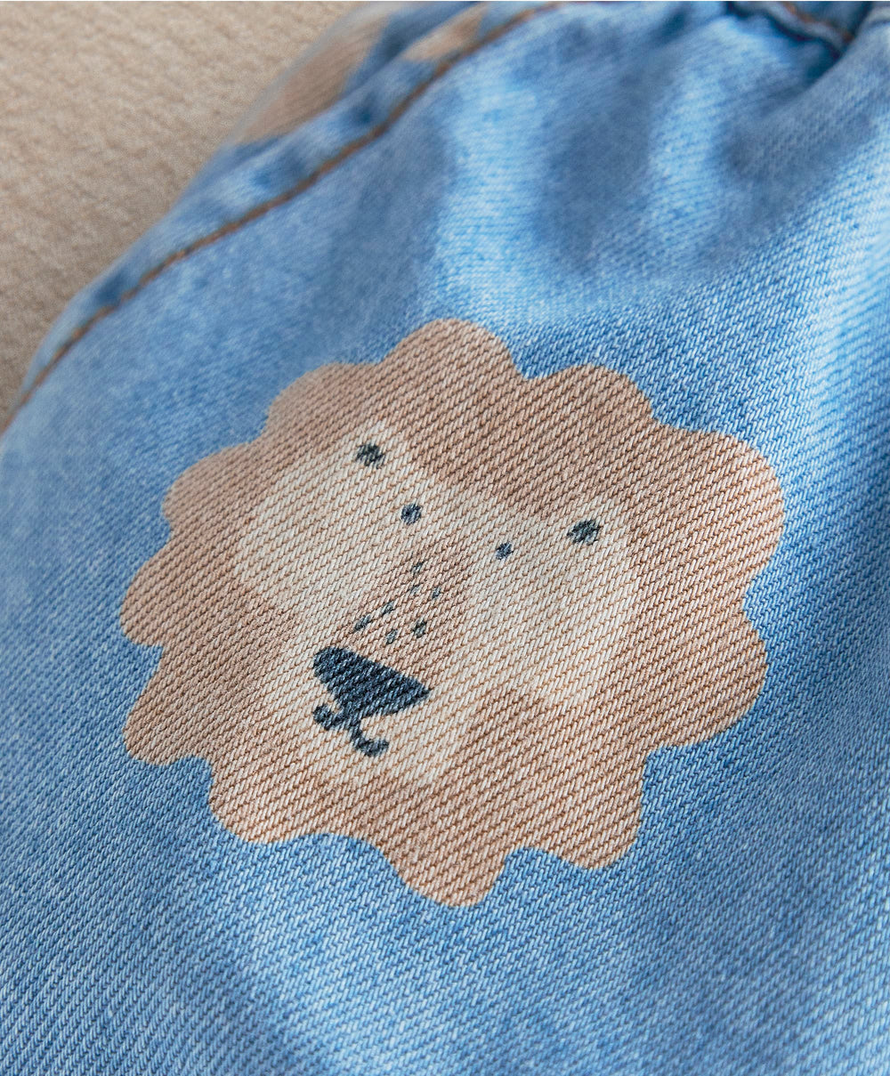 Mamas &amp; Papas Trousers &amp; Leggings Roarsome Denim Jeans