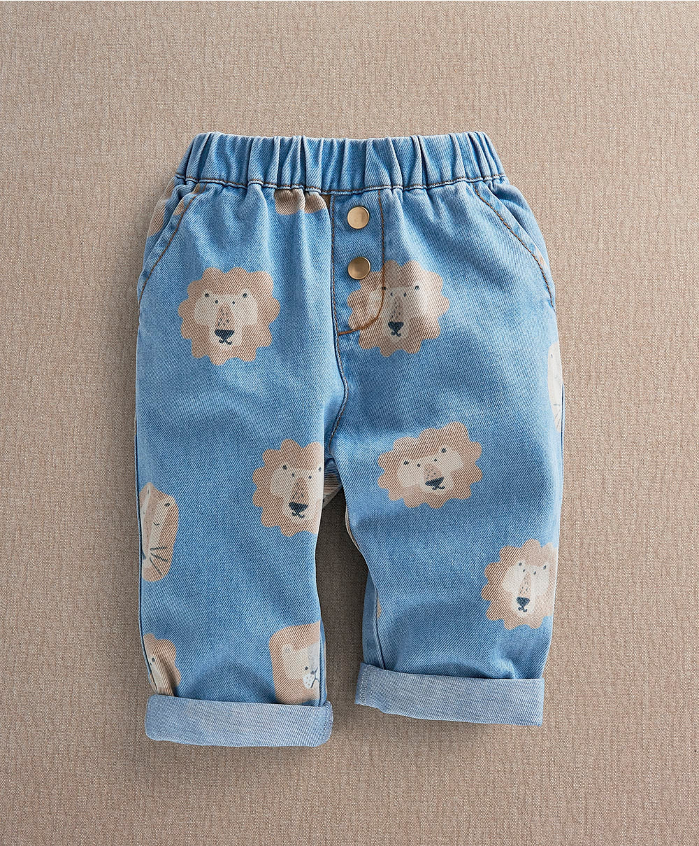 Mamas &amp; Papas Trousers &amp; Leggings Roarsome Denim Jeans