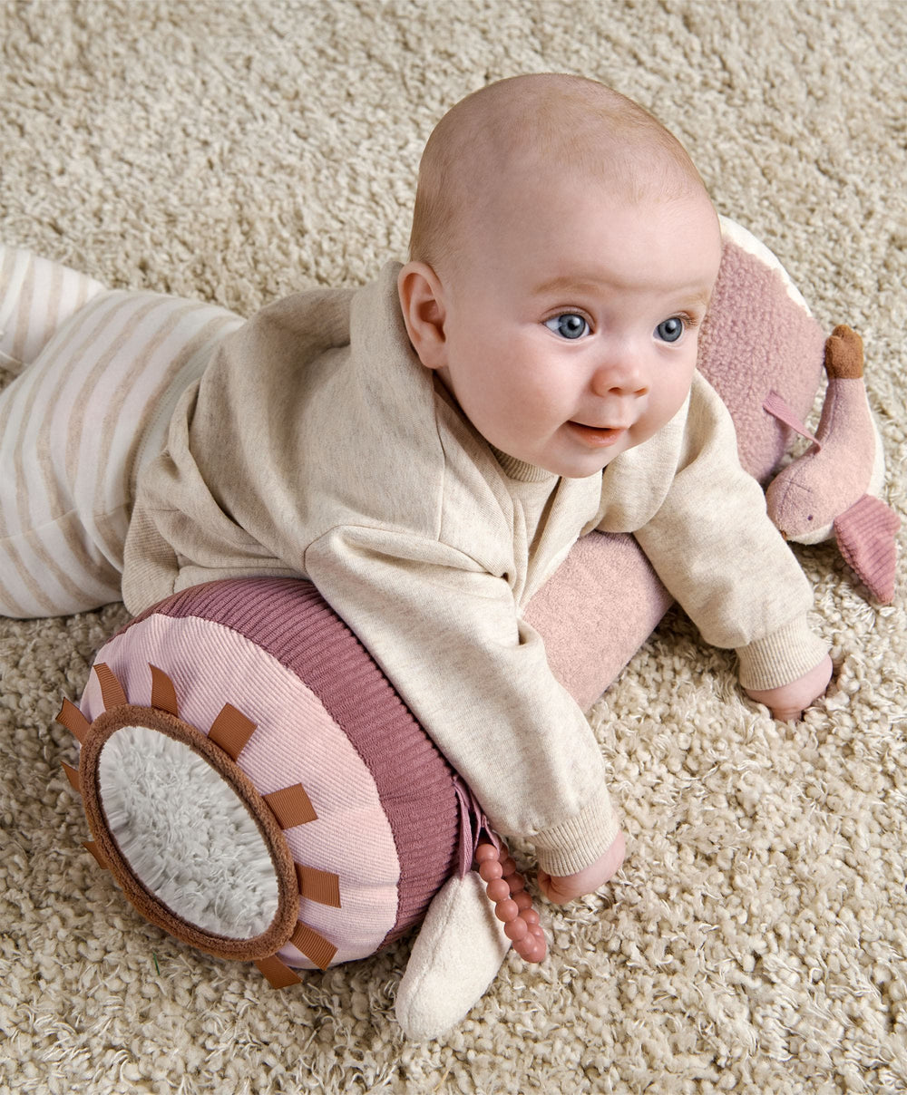 Mamas &amp; Papas Tummy Time Welcome to the World Tummy Time Roll - Floral