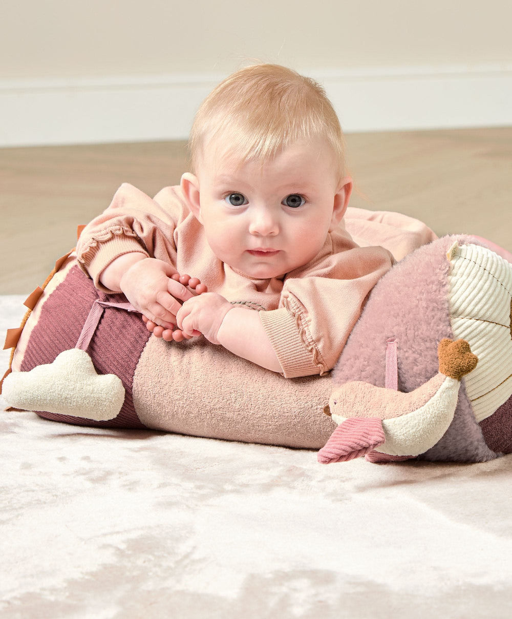 Mamas &amp; Papas Tummy Time Welcome to the World Tummy Time Roll - Floral