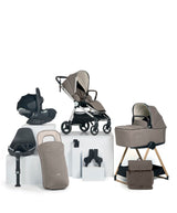 Mamas & Papas Vardo Complete Pushchair Bundle with Cybex Cloud T+ i-Size Rotating Baby Car Seat & Base (9 Pieces) - Heritage