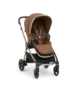Vardo Complete Pushchair Bundle with Maxi-Cosi Pebble Slide Pro Car Seat & Base (9 Pieces) - Nutmeg