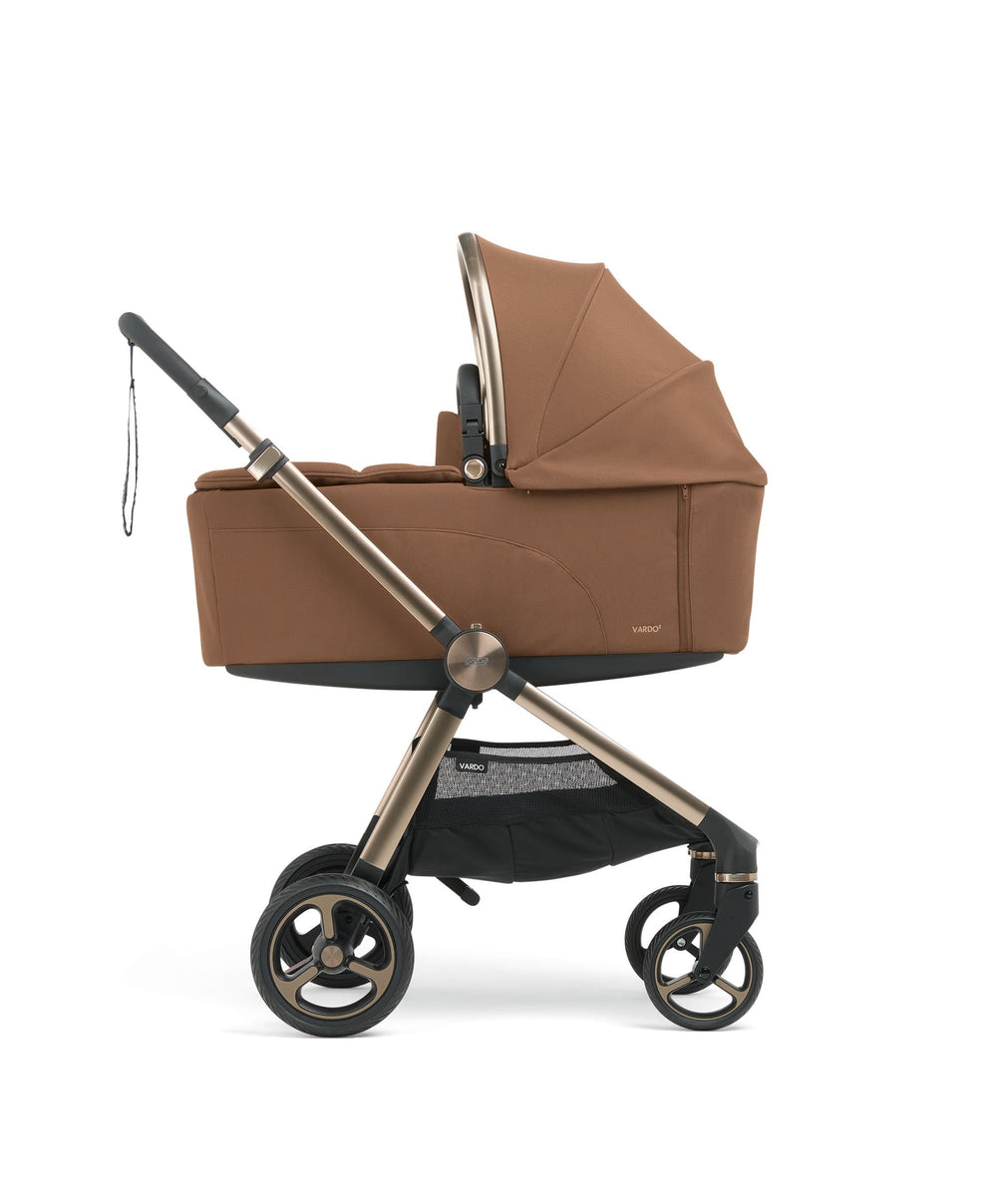 Vardo Complete Pushchair Bundle with Maxi-Cosi Pebble Slide Pro Car Seat &amp; Base (9 Pieces) - Nutmeg