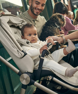 Vardo Complete Pushchair Bundle with Maxi-Cosi Pebble Slide Pro Car Seat & Base (9 Pieces) - Shell