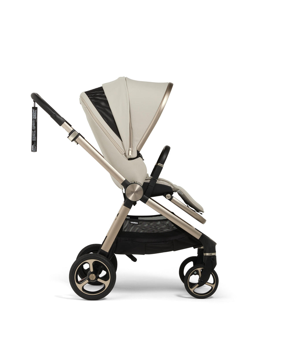 Vardo Complete Pushchair Bundle with Maxi-Cosi Pebble Slide Pro Car Seat &amp; Base (9 Pieces) - Shell