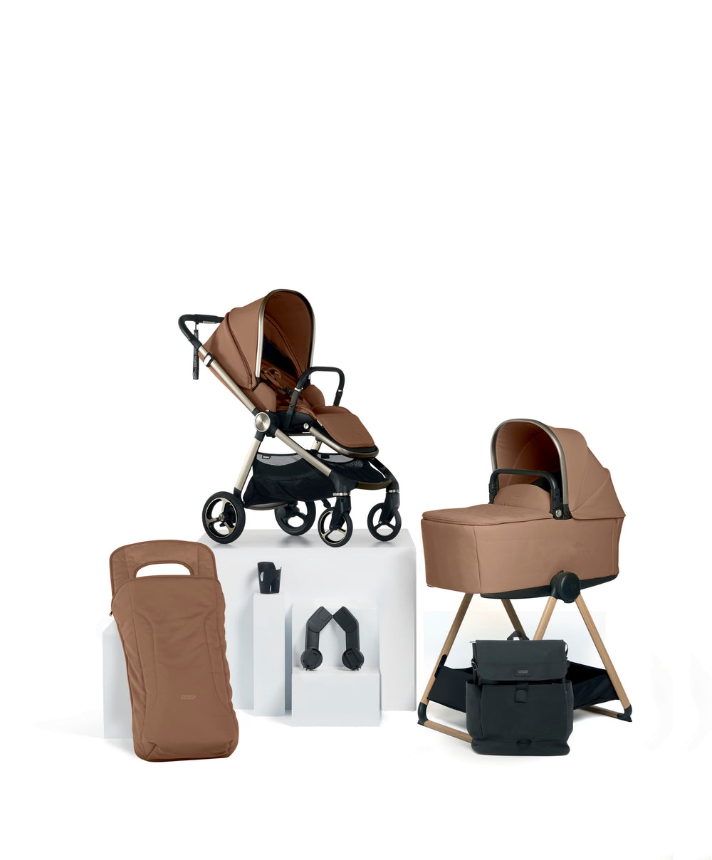 Mamas &amp; Papas Vardo Essential Pushchair Bundle (7 Pieces) - Nutmeg