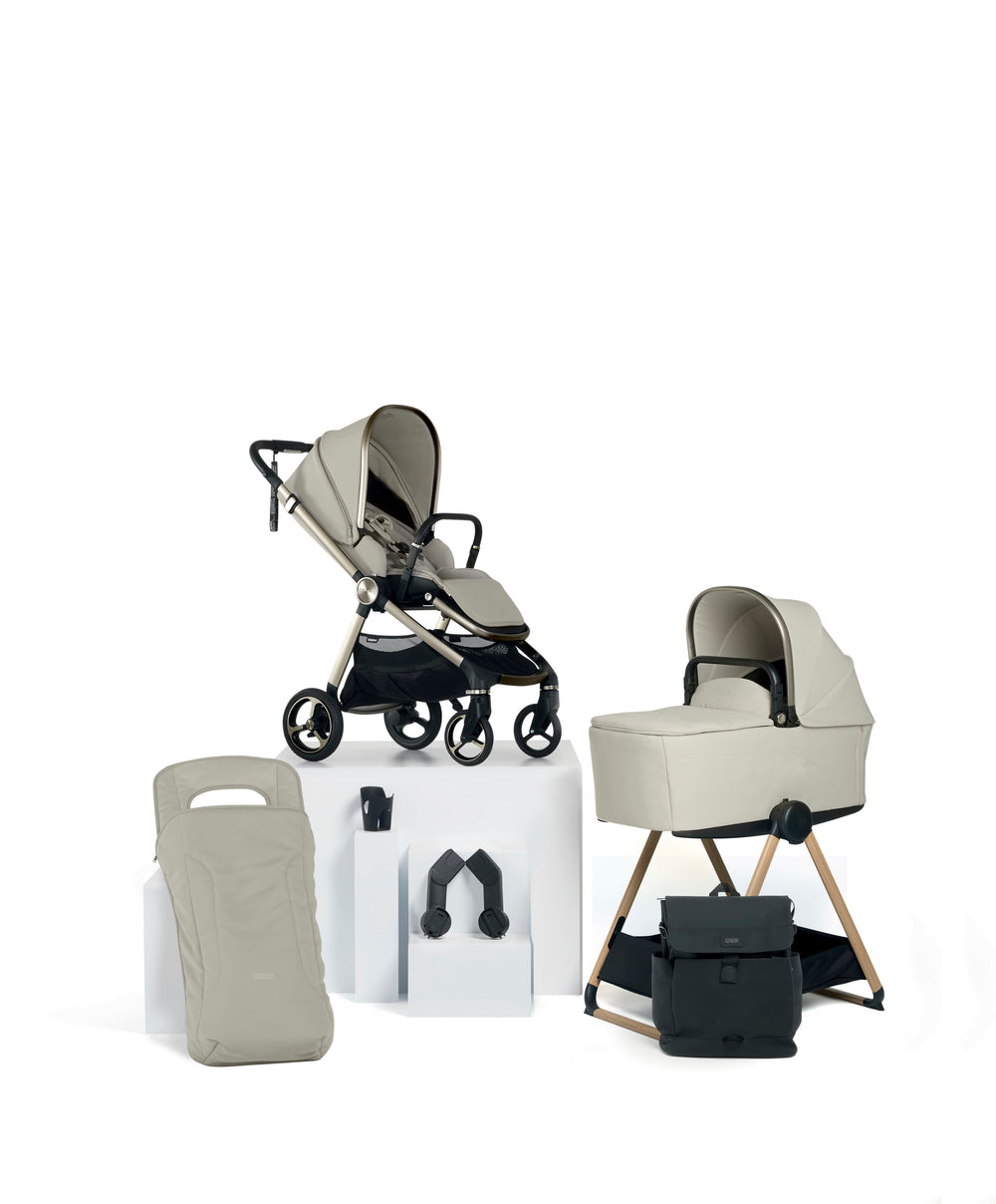 Mamas &amp; Papas Vardo Essential Pushchair Bundle (7 Pieces) - Shell