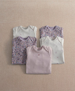 Mamas & Papas Vintage Floral Bodysuits (Pack of 5)