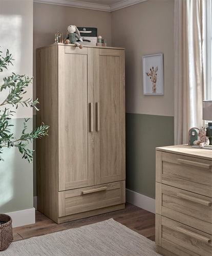 Mamas & Papas Wardrobes Atlas Wardrobe - Light Oak