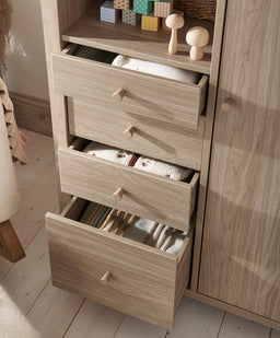Mamas & Papas Wardrobes Barton Wardrobe - Natural/Oak