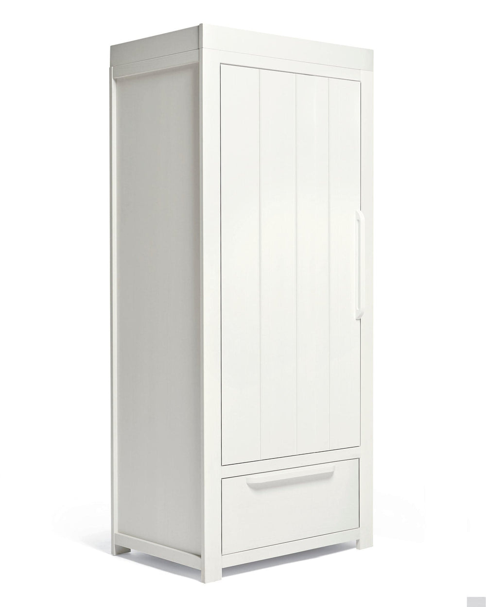 Mamas &amp; Papas Wardrobes Franklin Single Nursery Wardrobe - White Wash