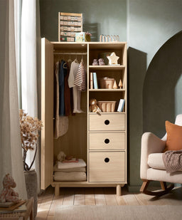 Mamas & Papas Wardrobes Oska Wardrobe - Natural Oak