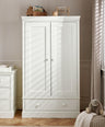 Mamas & Papas Wardrobes Oxford Nursery Wardrobe with Storage Drawer - White