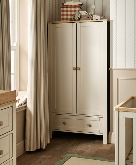 Wedmore Wardrobe - Cashmere/Oak