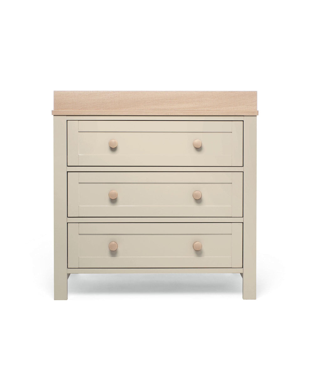 Mamas &amp; Papas Wedmore 2 Piece Cotbed Set With Dresser Changer -  Cashmere