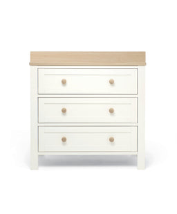 Mamas & Papas Wedmore 2 Piece Small Cotbed Set with Dresser Changer - White/Oak