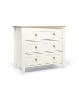 Mamas & Papas Wedmore 2 Piece Small Cotbed Set with Dresser Changer - White/Oak