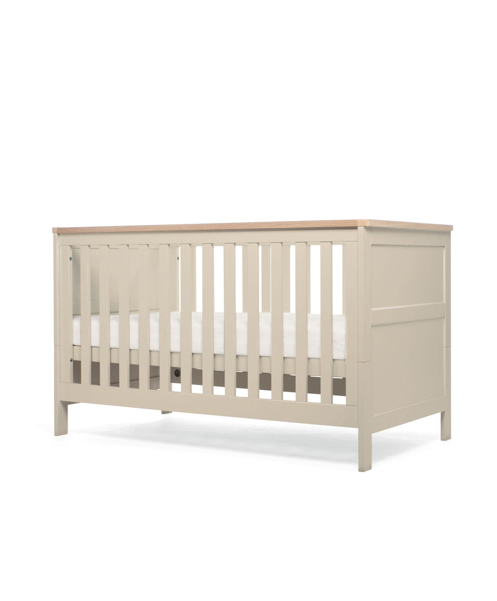 Mamas &amp; Papas Wedmore 3 Piece Small Cotbed Range with Dresser Changed &amp; Wardrobe - Cashmere