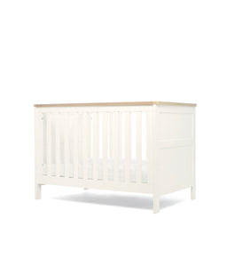 Mamas & Papas Wedmore 3 Piece Small Cotbed Range with Dresser Changer & Wardrobe - White/Oak