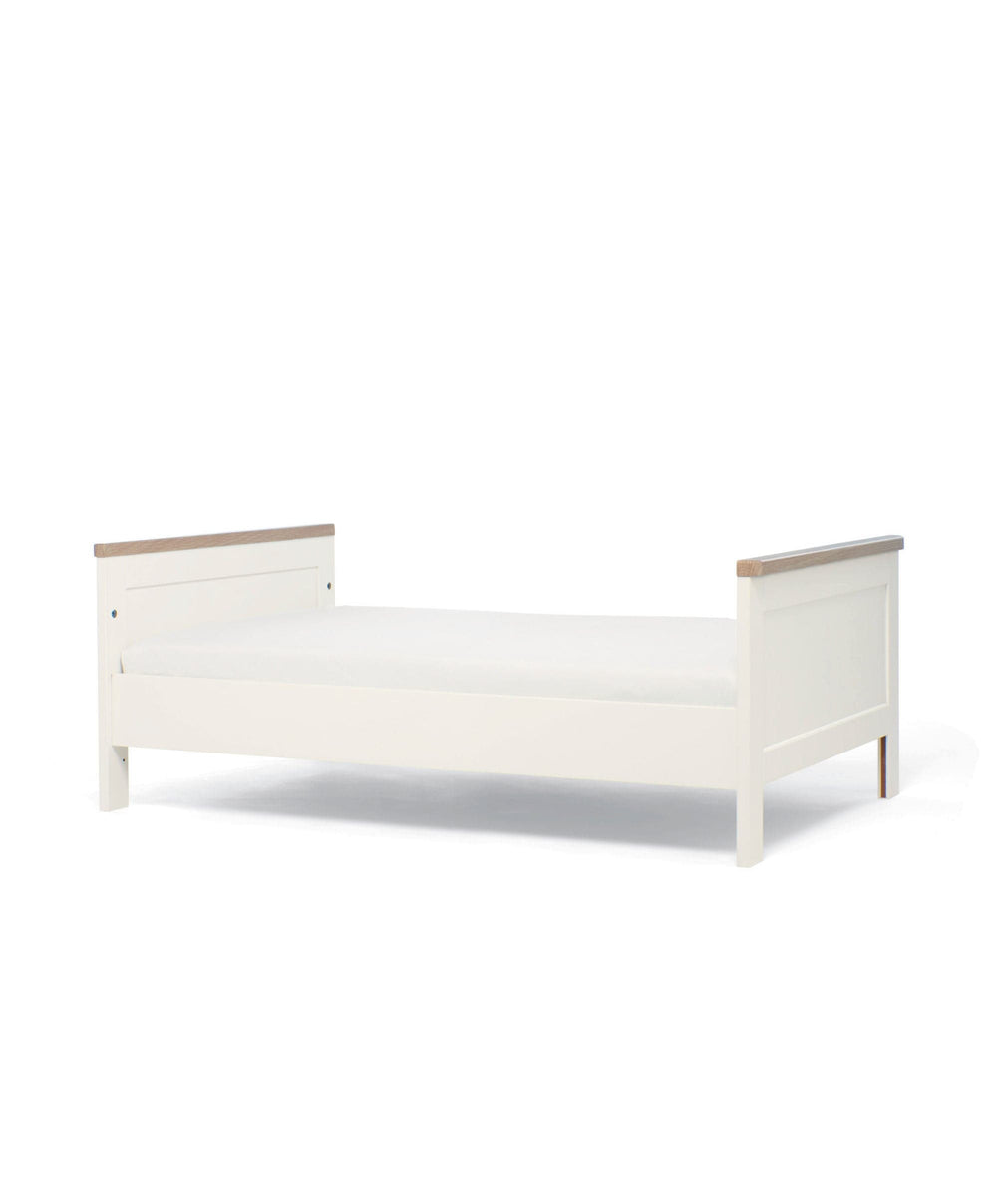 Mamas &amp; Papas Wedmore 3 Piece Small Cotbed Range with Premium Dual Core Mattress - White