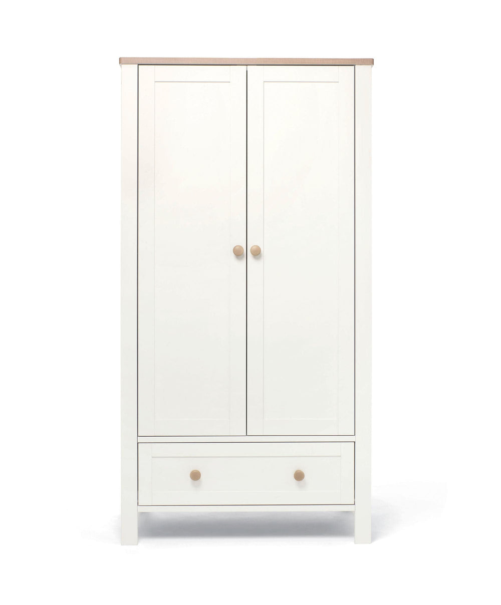 Mamas &amp; Papas Wedmore 3 Piece Small Cotbed Range with Premium Dual Core Mattress - White