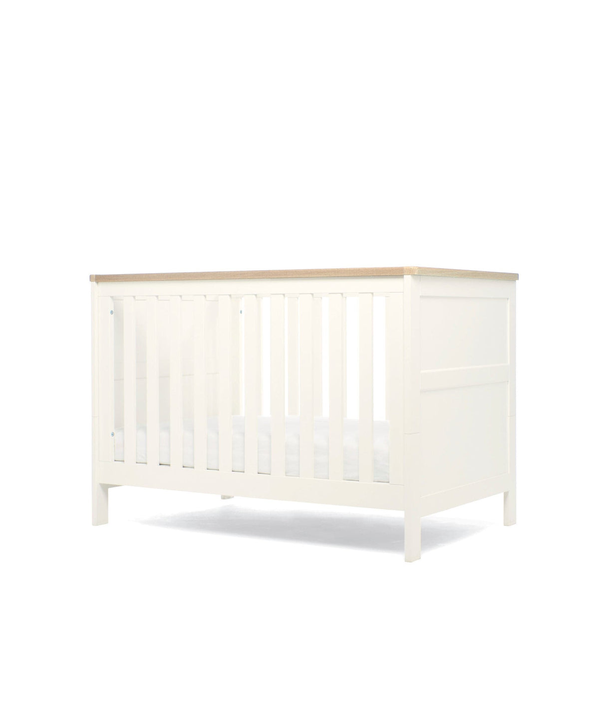 Mamas & Papas Wedmore Small Cotbed - White/Oak