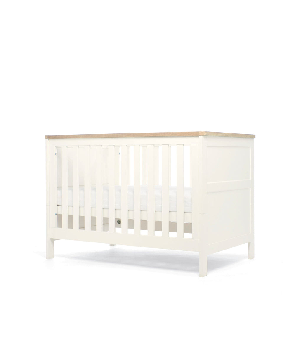 Mamas &amp; Papas Wedmore Small Cotbed - White/Oak