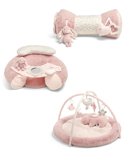 Mamas & Papas Welcome to the World 3 Piece Bunny Playmat Bundle - Pink