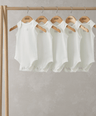Mamas & Papas White Sleeveless Bodysuits (5 Pack)