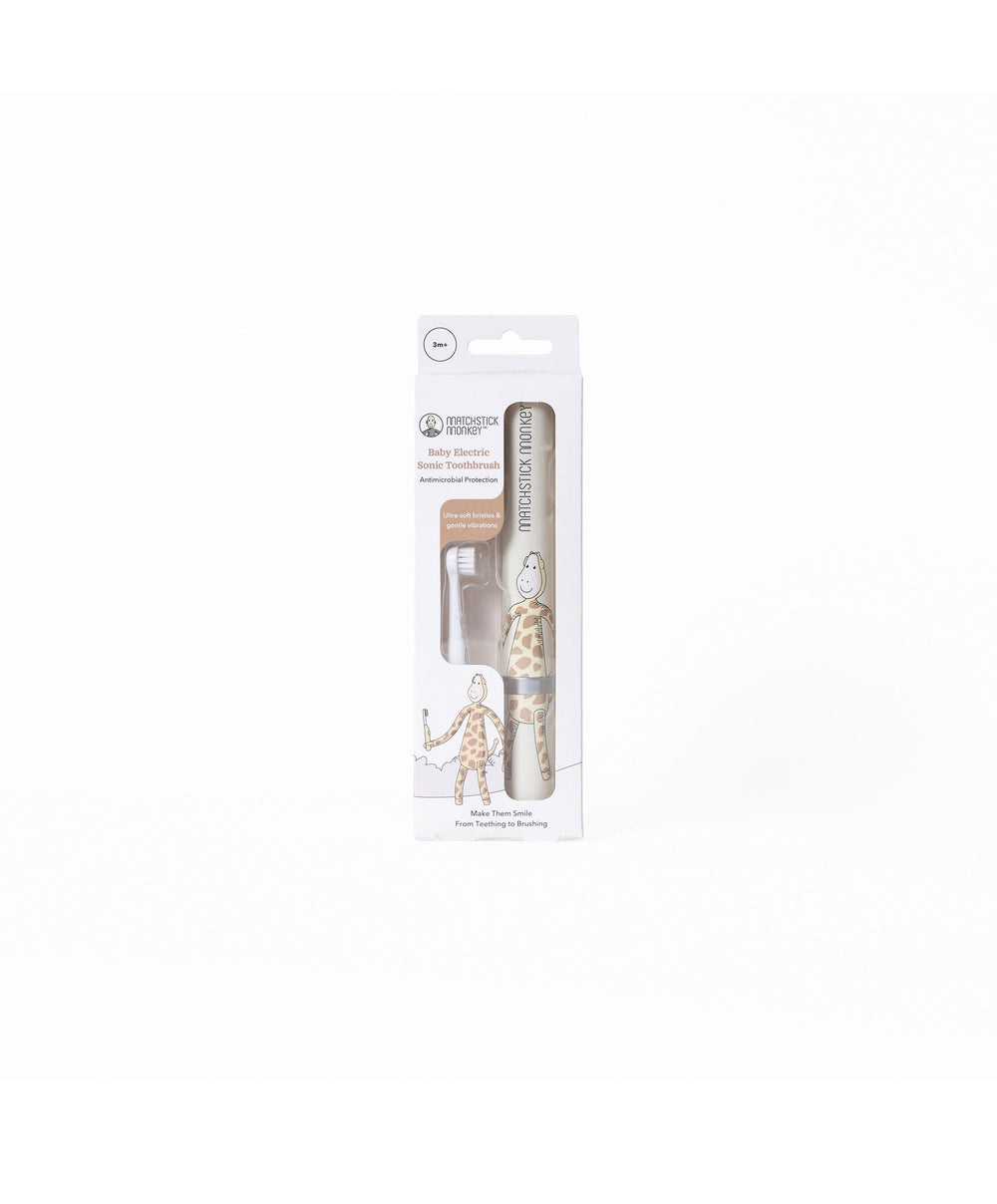 Matchstick Monkey Teethers Matchstick Monkey Baby Electric Sonic Toothbrush - Giraffe