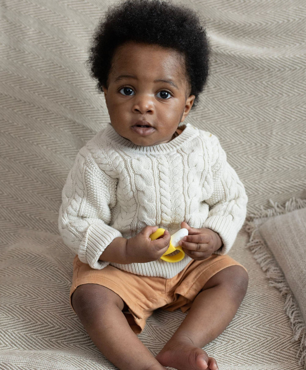 Matchstick Monkey Teethers Matchstick Monkey, Monkey &amp; Banana Teething Set - Pink