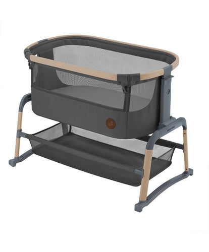 Maxi Cosi Bedside Sleeping Maxi-Cosi Iora Air Bedside Crib - Beyond Graphite