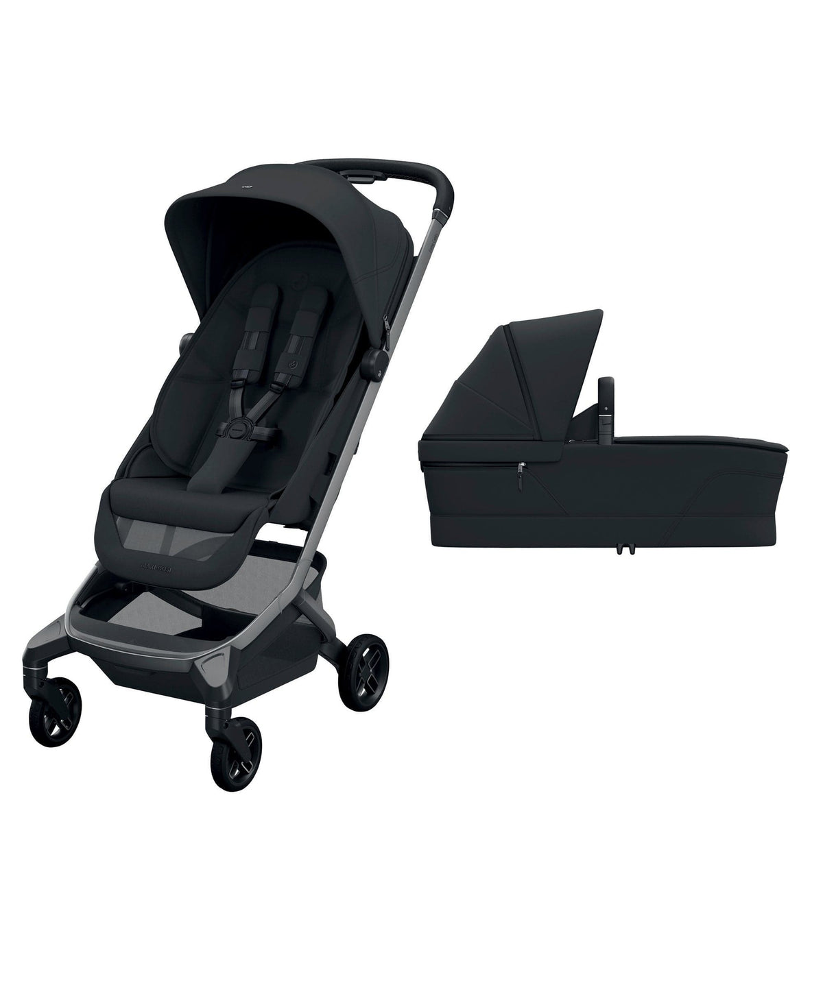 Maxi Cosi Maxi-Cosi Fame Cabin Pushchair With Carrycot & Raincover - Black