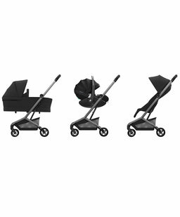 Maxi Cosi Maxi-Cosi Fame Cabin Pushchair With Carrycot & Raincover - Black