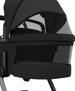 Maxi Cosi Maxi Cosi Fame Premium Pushchair Bundle with Pebble 360 Pro 2 Car Seat & Base – Black with Black Wheels