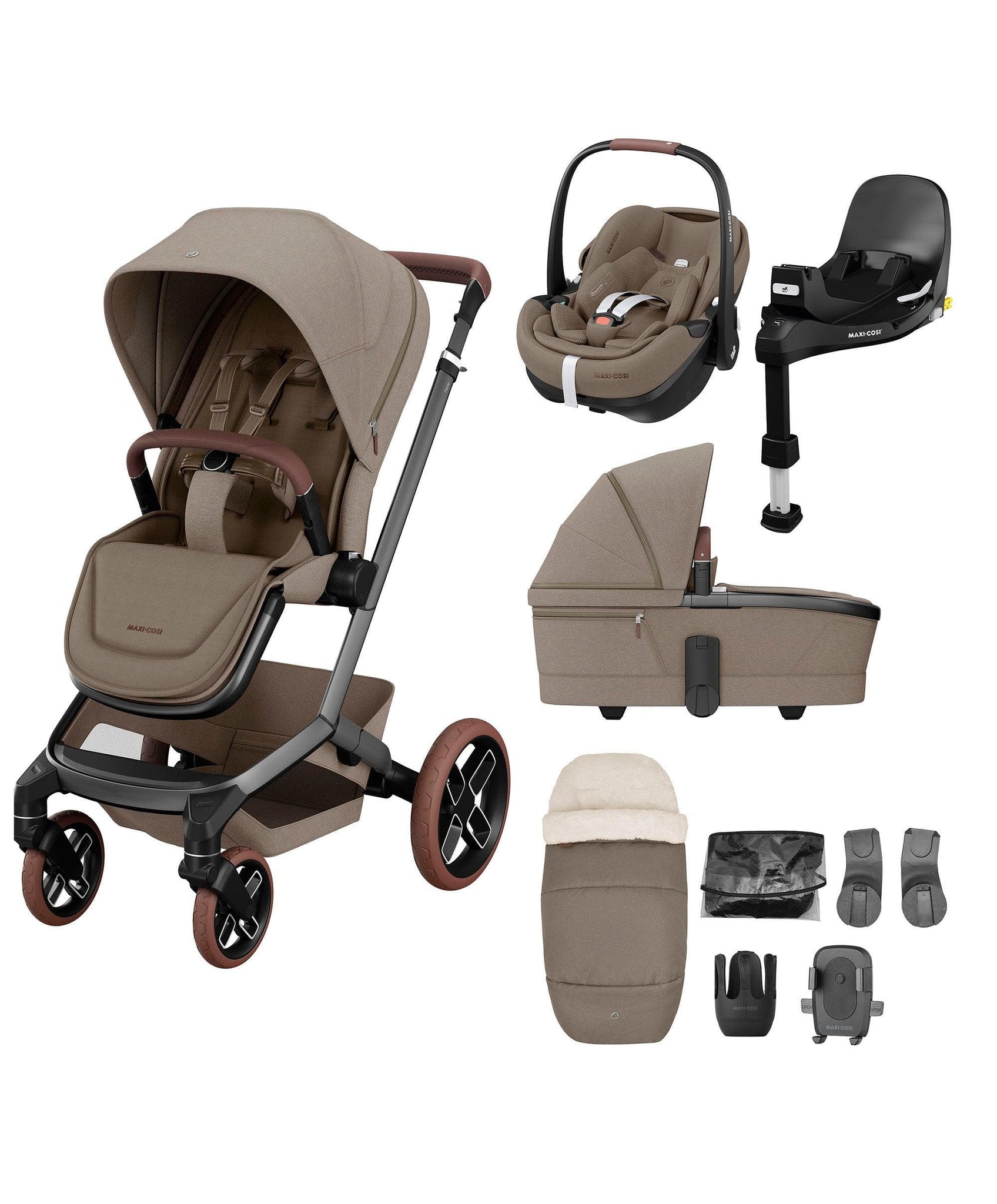 Maxi Cosi Fame Premium Pushchair Bundle with Car Seat
