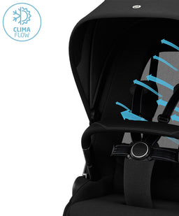 Maxi Cosi Pushchairs Maxi Cosi Fame Pushchair Bundle With Pebble 360 Pro 2 Car Seat & Base – Black with Black Wheels