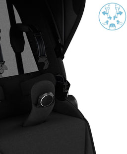 Maxi Cosi Pushchairs Maxi-Cosi Fame Pushchair & Carrycot - Black with Black Wheels
