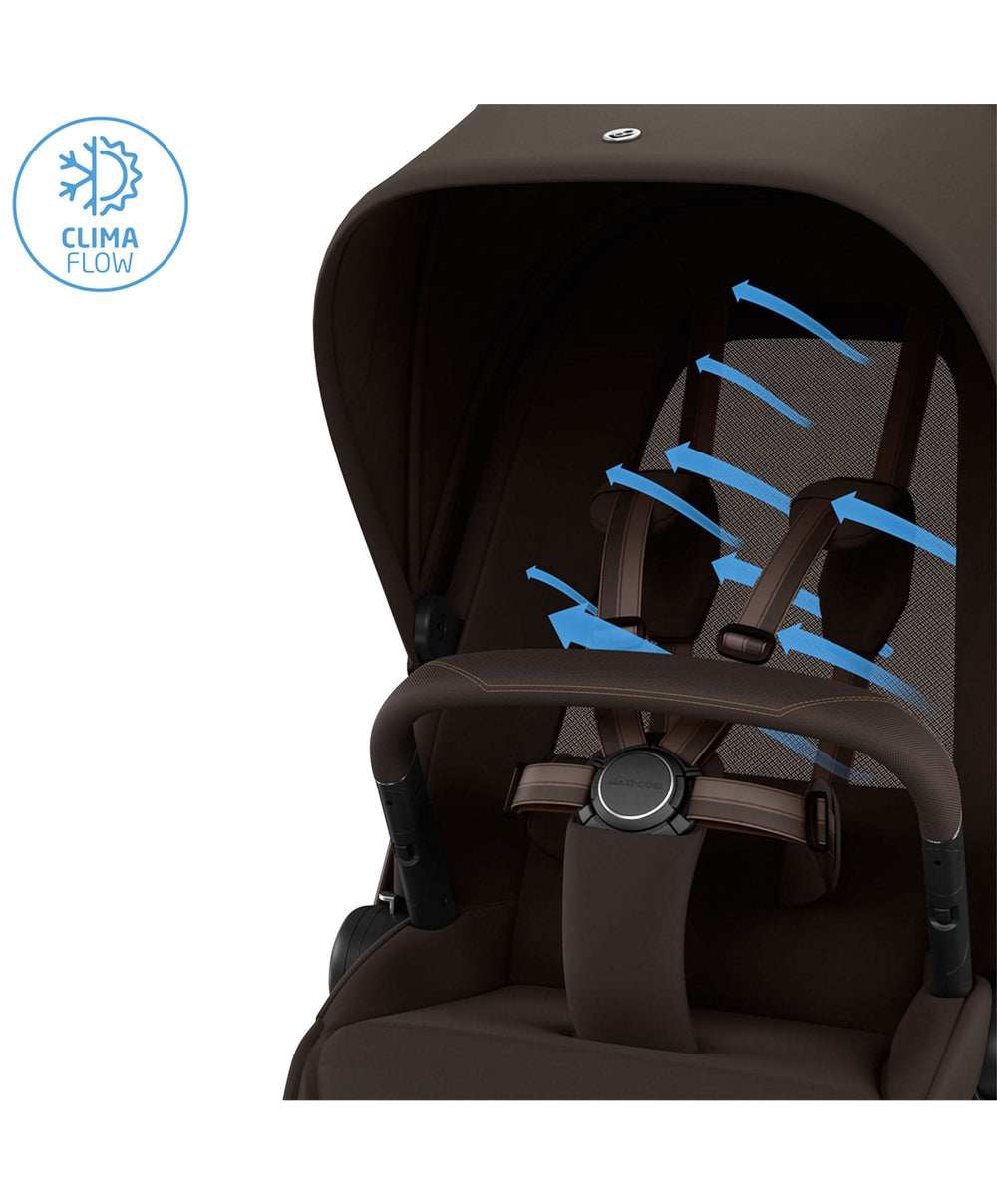 Maxi Cosi Pushchairs Maxi Cosi Fame Pushchair &amp; Carrycot - Espresso Brown