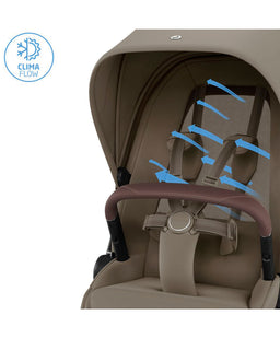 Maxi Cosi Pushchairs Maxi-Cosi Fame Ultimate Pushchair Bundle with Maxi-Cosi Coral Slide Pro Car Seat & Maxi-Cosi Pearl XL Slide Pro Car Seat (10 Pieces) - Saphire Sand