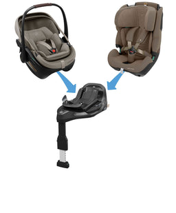 Maxi Cosi Pushchairs Maxi-Cosi Oxford+ Complete Pushchair Bundle with Maxi-Cosi Pebble Slide Pro Car Seat & Base - Oak Truffle