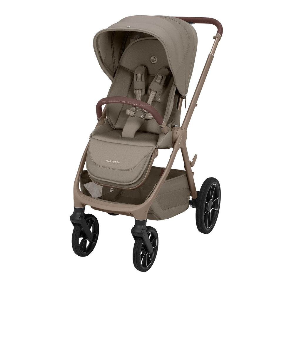 Maxi Cosi Pushchairs Maxi-Cosi Oxford+ Complete Pushchair Bundle with Maxi-Cosi Pebble Slide Pro Car Seat &amp; Base - Oak Truffle